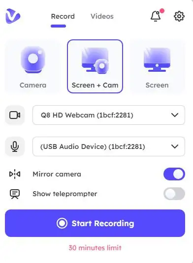 Record_a_video_ with_the_vidnoz_flex_browser_extension