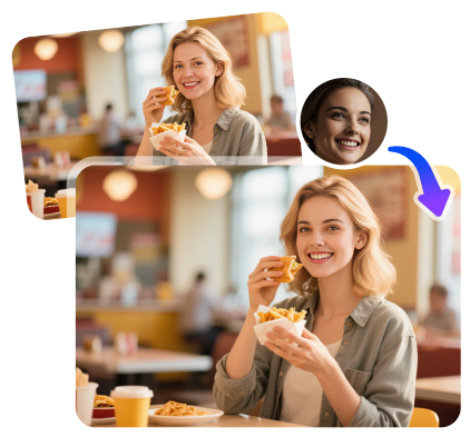 Face Swap for Custom Marketing