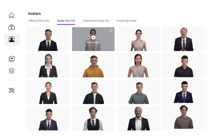 1200+ Lifelike AI Avatars Narrate Videos